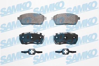 Комплект тормозных колодок, дисковый тормоз SAMKO 5SP936