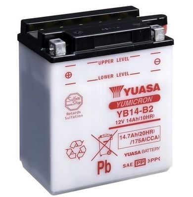 YUASA YB14B2 Startera akumulatoru baterija