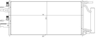 Конденсатор, кондиционер NRF 350475