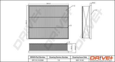 Воздушный фильтр Dr!ve+ DP1110.10.0599
