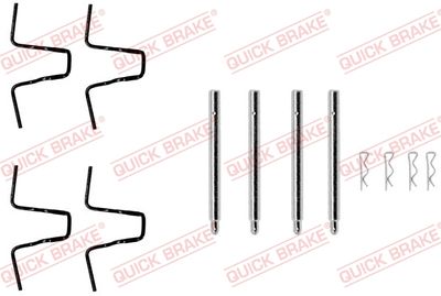 Комплектующие, колодки дискового тормоза QUICK BRAKE 109-0978