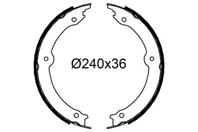 Комплект тормозных колодок VALEO 564283