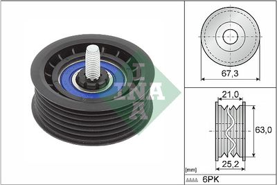 Parazīt-/Vadrullītis, Ķīļrievu siksna Schaeffler INA 532 0906 10