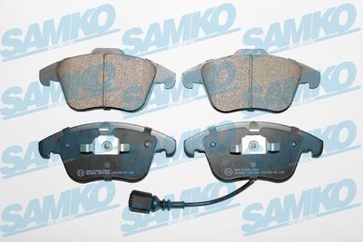 Комплект тормозных колодок, дисковый тормоз SAMKO 5SP1392