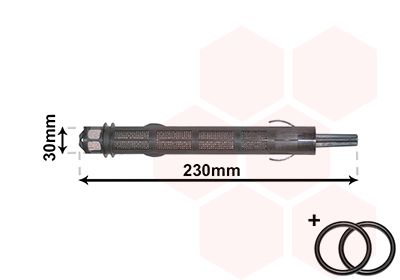 Осушитель, кондиционер VAN WEZEL 1700D315