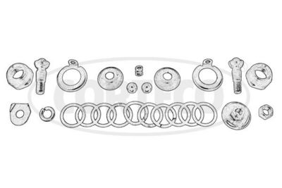 Ремкомплект, подвеска колеса CORTECO 49397771