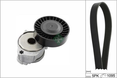 Ķīļrievu siksnu komplekts Schaeffler INA 529 0606 10