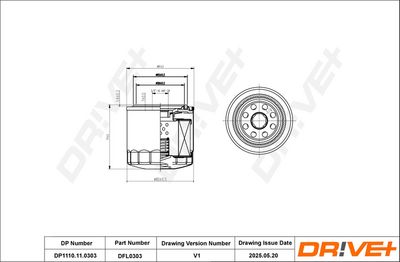 Масляный фильтр Dr!ve+ DP1110.11.0303