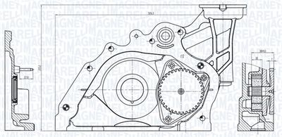 Масляный насос MAGNETI MARELLI 351516000124