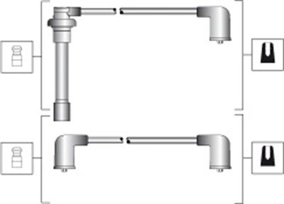 Augstsprieguma vadu komplekts MAGNETI MARELLI 941318111289