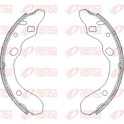 Тормозные колодки REMSA 4147.00