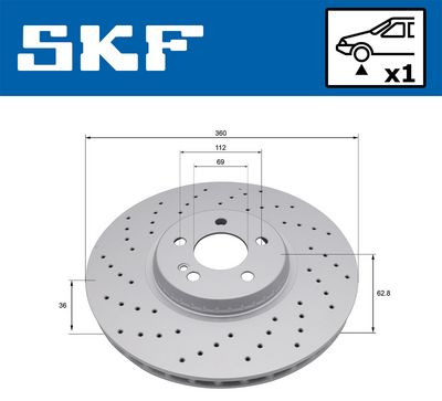  SKF VKBD 81384 V1