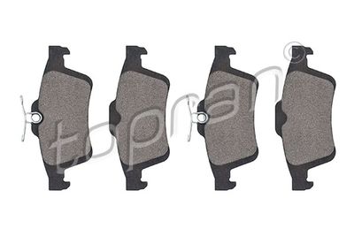 Bremžu uzliku kompl., Disku bremzes TOPRAN 304 883