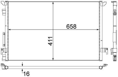 Конденсатор, кондиционер MAHLE AC 294 000S