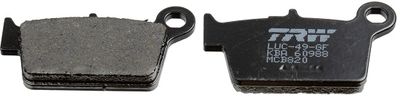 Bremžu uzliku kompl., Disku bremzes TRW MCB820