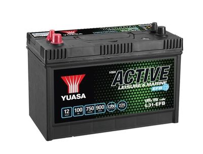 Startera akumulatoru baterija YUASA L31-EFB