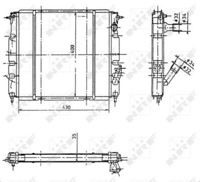 Radiators, Motora dzesēšanas sistēma NRF 507344
