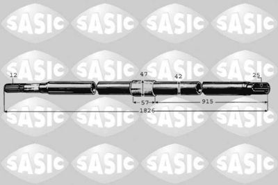 Piedziņas vārpsta SASIC 8012492