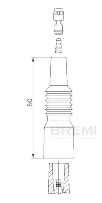 Вилка, катушка зажигания BREMI 13261A1