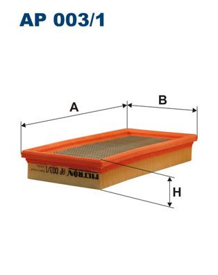 Воздушный фильтр FILTRON AP 003/1