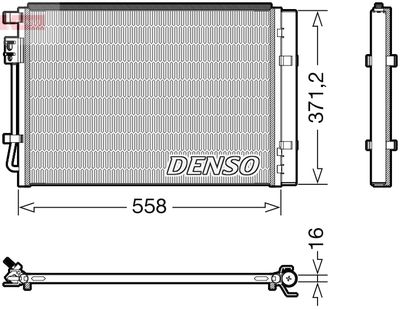 Конденсатор, кондиционер DENSO DCN41015