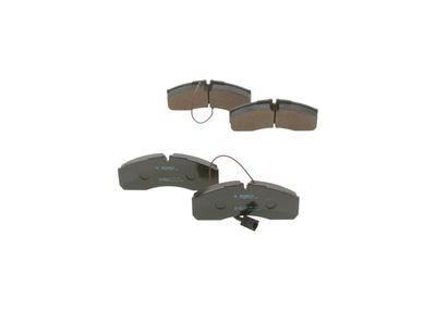 Bremžu uzliku kompl., Disku bremzes BOSCH 0 986 494 278