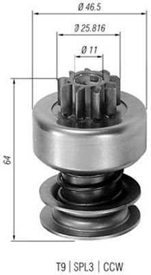 Zobrats, Starteris MAGNETI MARELLI 940113020046