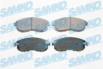 Комплект тормозных колодок, дисковый тормоз SAMKO 5SP1606
