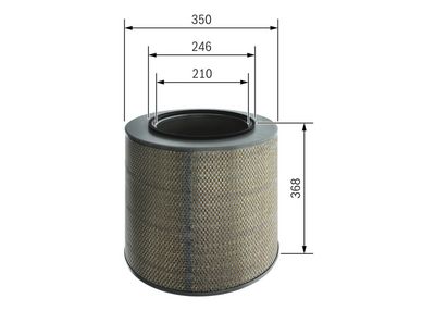 Воздушный фильтр BOSCH F 026 400 280