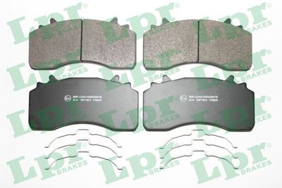 Bremžu uzliku kompl., Disku bremzes LPR 05P1923