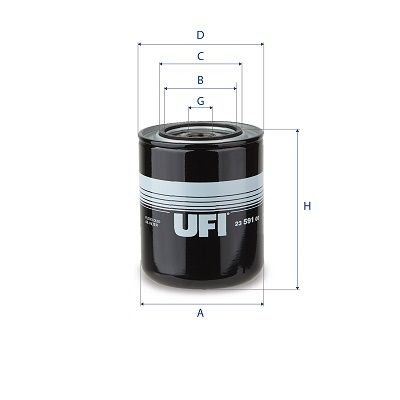 Масляный фильтр UFI 23.591.00