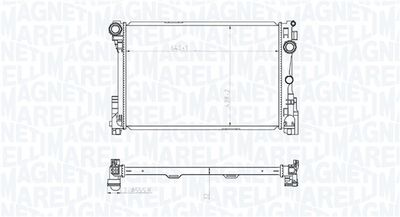 Radiators, Motora dzesēšanas sistēma MAGNETI MARELLI 350213220400