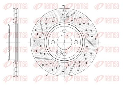 Тормозной диск REMSA 62543.10