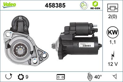 Starteris VALEO 458385