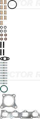 Монтажный комплект, компрессор VICTOR REINZ 04-10345-01