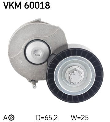 Натяжитель ремня, клиновой зубча SKF VKM 60018
