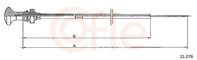 Тяга стартера COFLE 92.21.076