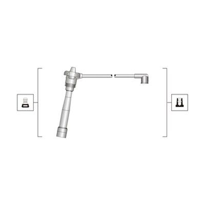Augstsprieguma vadu komplekts MAGNETI MARELLI 941319170115