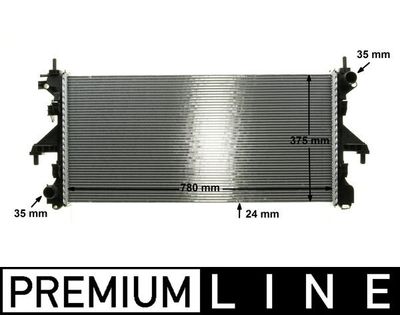 Radiators, Motora dzesēšanas sistēma MAHLE CR 1068 000P