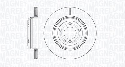 Тормозной диск MAGNETI MARELLI 361302040450