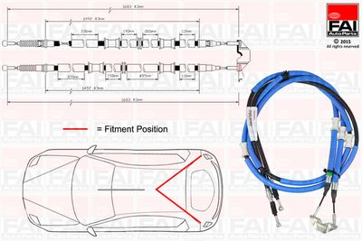 Trose, Stāvbremžu sistēma FAI AutoParts FBC0160