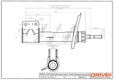 Амортизатор Dr!ve+ DP1610.10.0104