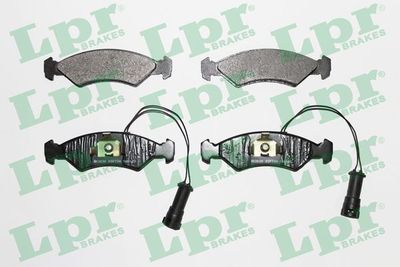 Комплект тормозных колодок, дисковый тормоз LPR 05P734