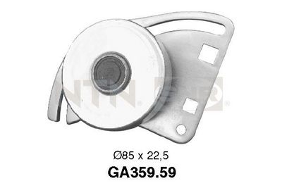 Spriegotājrullītis, Ķīļrievu siksna SNR GA359.59