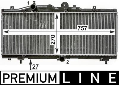 Radiators, Motora dzesēšanas sistēma MAHLE CR 1989 000P