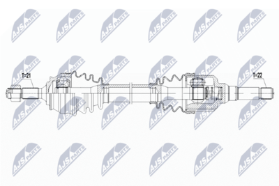 Приводной вал NTY NPW-CT-095