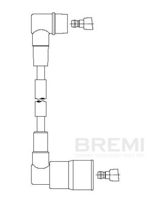 Augstsprieguma vads BREMI 674E40