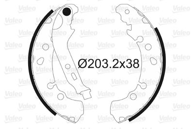 Комплект тормозных колодок VALEO 564108