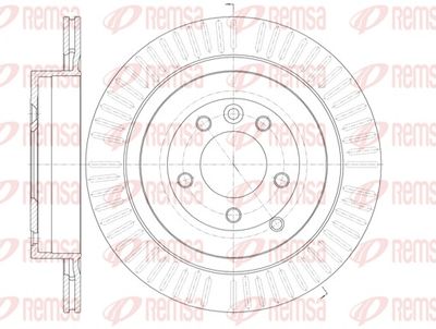 Тормозной диск REMSA 6849.10