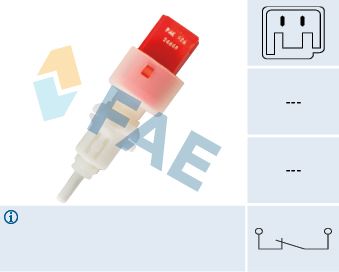 Выключатель, привод сцепления (Tempomat) FAE 24668